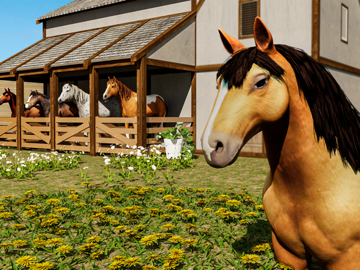 Wild Horse Family Life Game