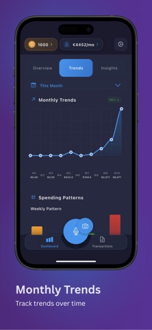 Penny Echo AI Finance Tracker iPhone screenshot