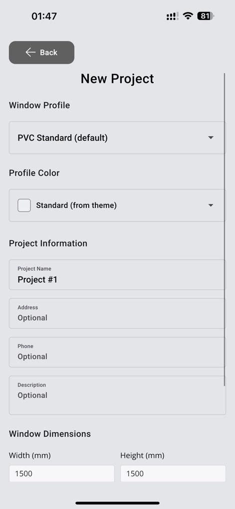 Profile Construct - Business App | MWM