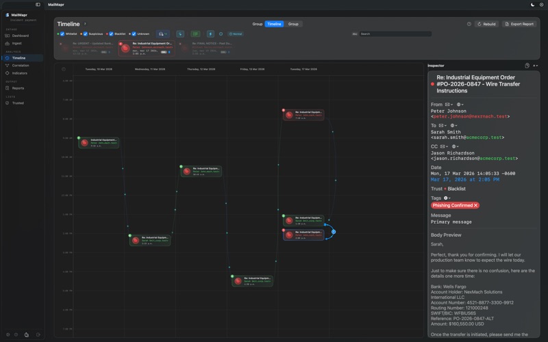 MailMapr screenshot