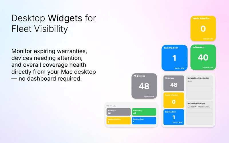 ABM Warranty screenshot