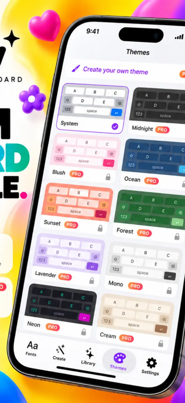 Fonty · Fancy Fonts & Keys screenshot