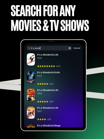WatchOnMovie: Track & Discover iPad screenshot