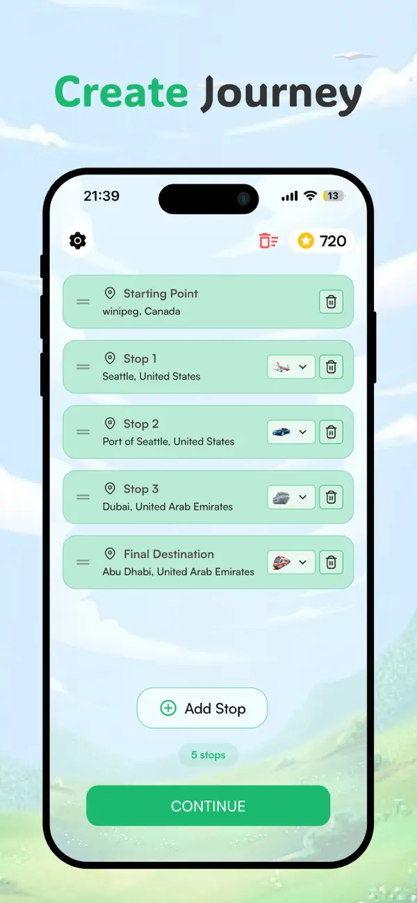 Screenshot #2 pour Travel Animator : Trip Planner