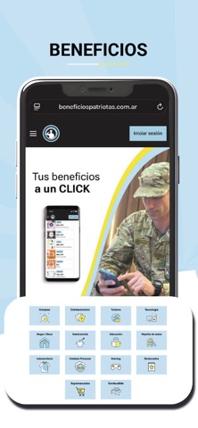 Beneficios Patriotas iPhone screenshot 1