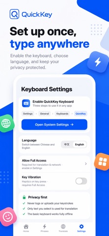QuickKey - Smart Keyboard iPhone screenshot