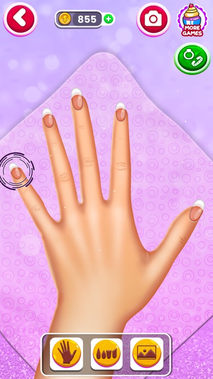 Nail Salon - nail polish games screenshot-8