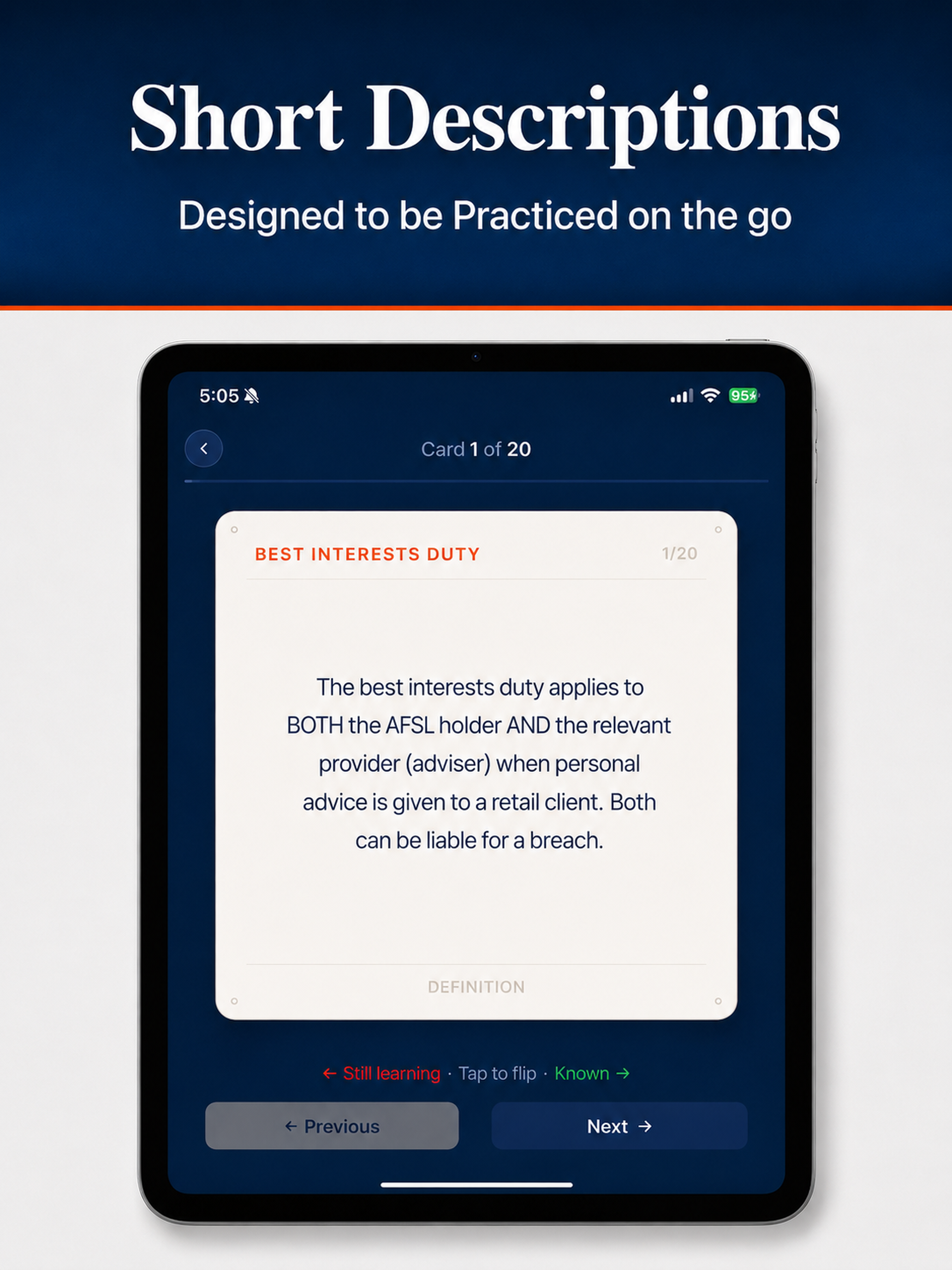 Financial Adviser Flash Cards screenshot 5