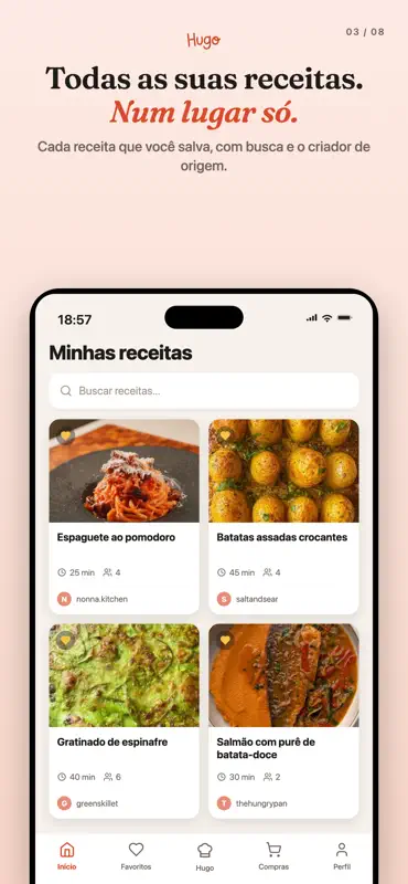 Chef Hugo: Receitas e Cozinha screenshot 3 of 8