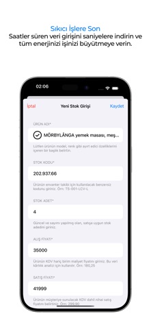 Cuspart: Stok Takibi Screenshot 2 of 5