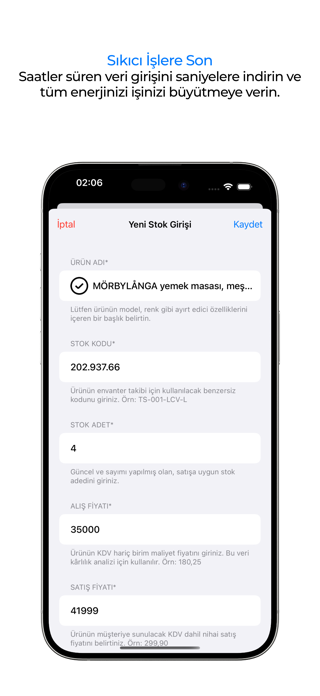 Cuspart: Stok Takibi Screenshot 2 of 5