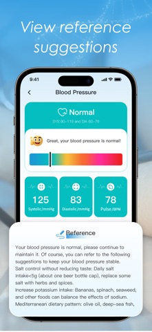 Blood Pressure Tracker Plus iPhone screenshot