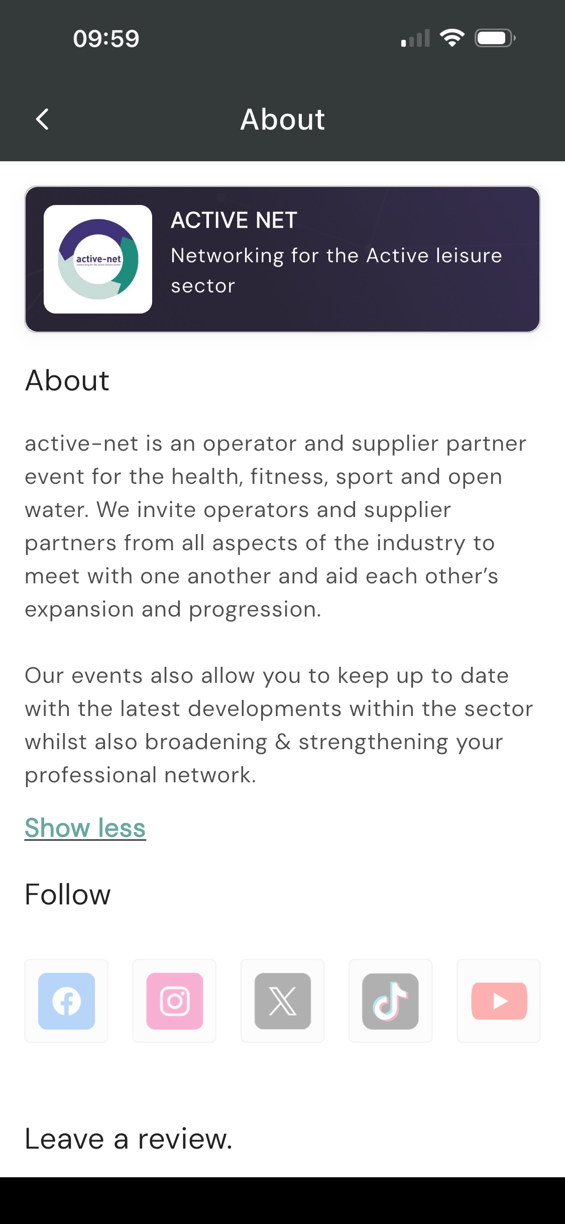 active-net: Networking Events screenshot 4