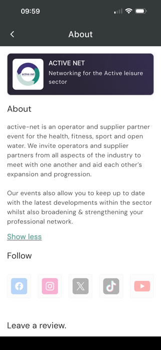 active-net: Networking Events Screenshot 4 of 4