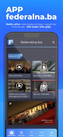 Federalna.ba iPhone screenshot