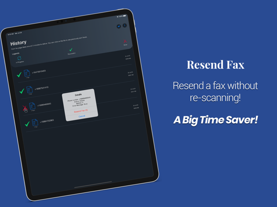 Fax from iPhone: Send AlphaFax iPad screenshot 6 - Business app