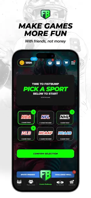FistBump:Sports Picks & Prizes screenshot 2