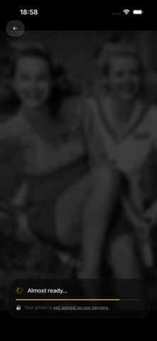 RetroSnap AI Photo Enhancer iPhone screenshot