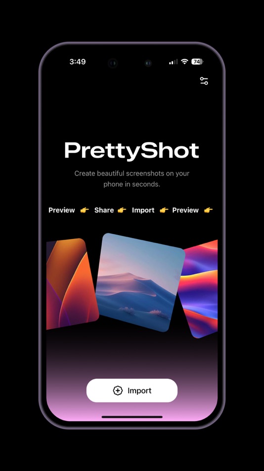 #6. Screenshot - PrettyShot (iOS) 由: Austine Amah