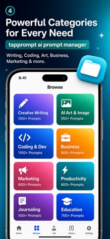 Awesome AI Prompts iPhone screenshot