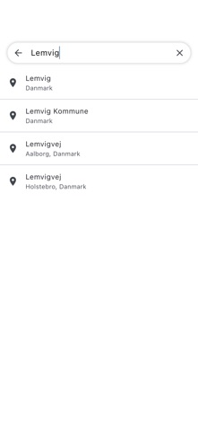 Lemvig Parkering iPhone screenshot