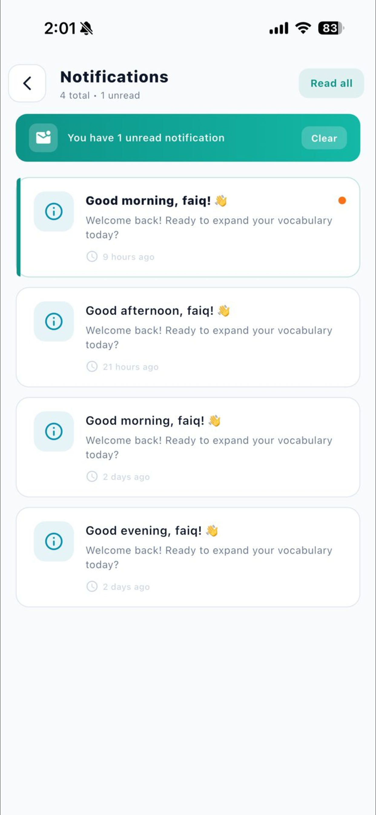 Vocab9Plus screenshot 9