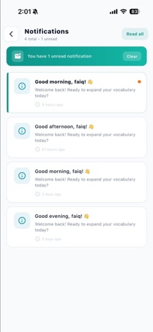 Vocab9Plus screenshot
