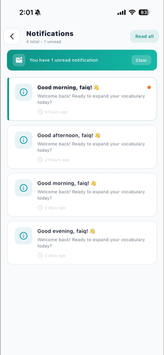 Vocab9Plus Screenshot 9 of 9