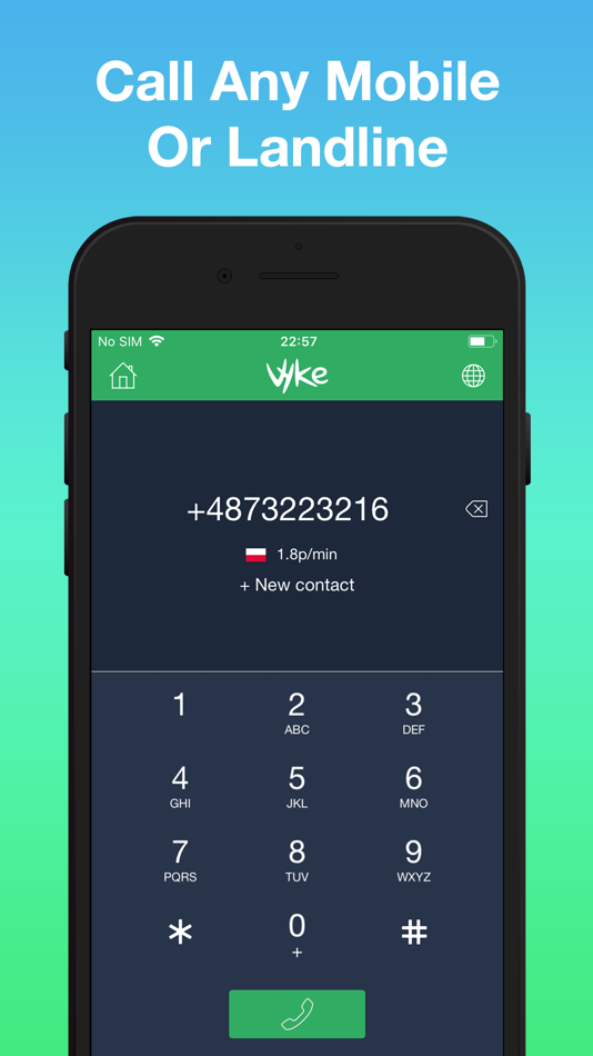 #6. Vyke: Second Phone Number (iOS) 게시자: Vyke Telecoms Limited