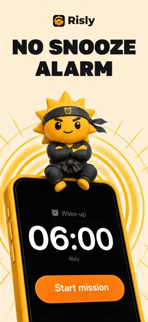 Risly: Loud Alarm Clock screenshot 1