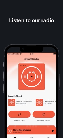 mylocal.radio screenshot