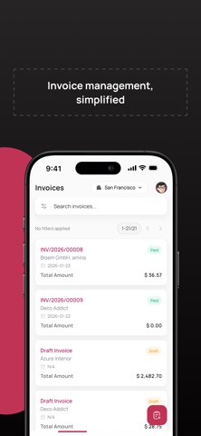 mobo Billing for Odoo iPhone screenshot
