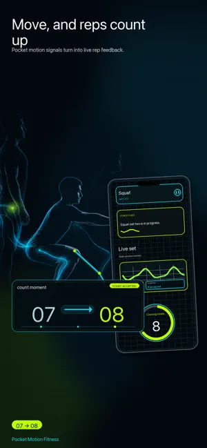 Pocket Motion Fitness screenshot 2