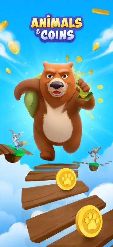 Animals & Coins Adventure Game screenshot 1 of 9
