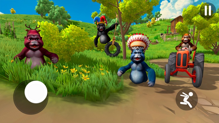 Gorilla Hill Climber Tag Race screenshot-4