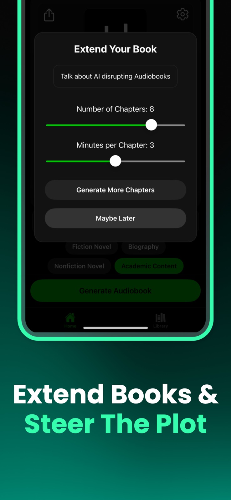 bookmkr| - AI Audiobooks iphone screenshot 3