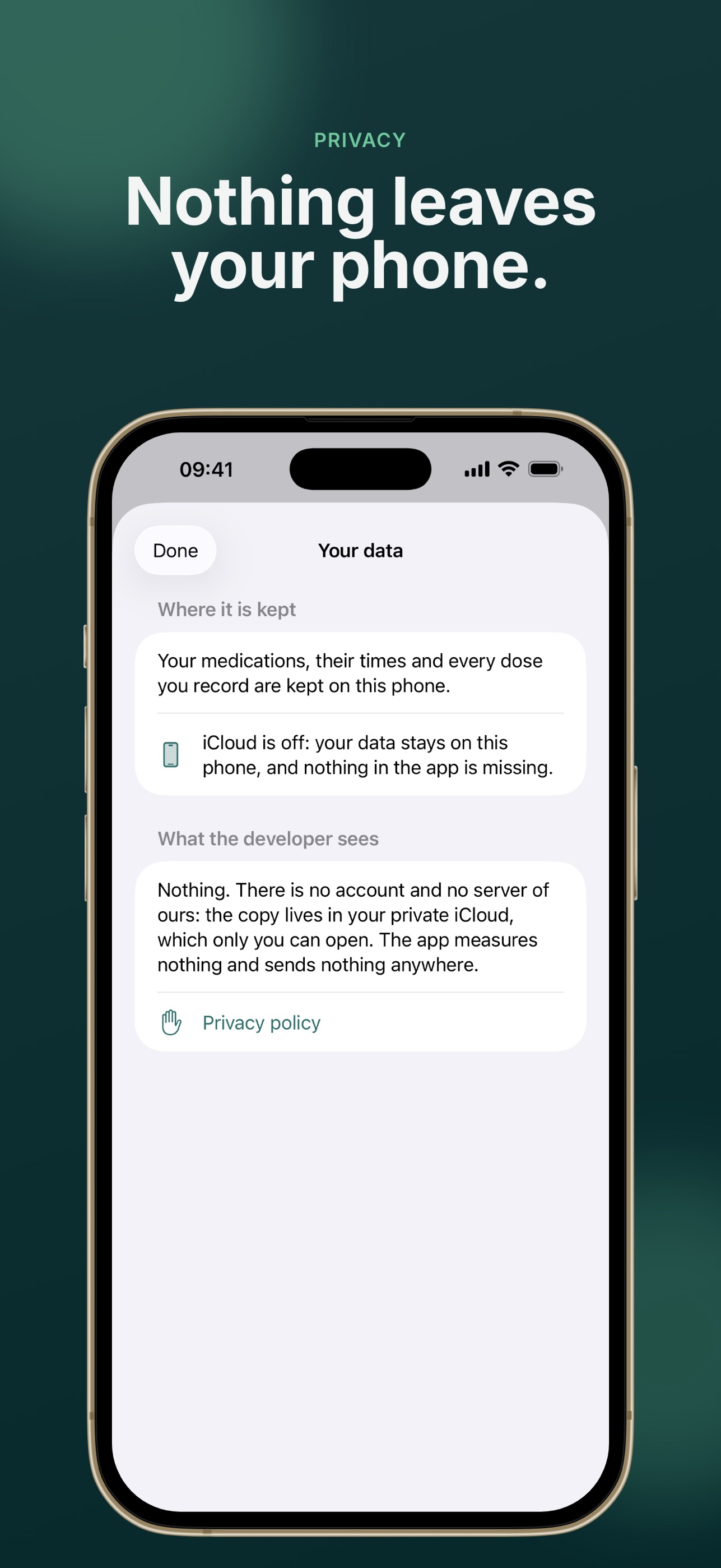 Screenshot 5 of Taken: Medication Log & Refill