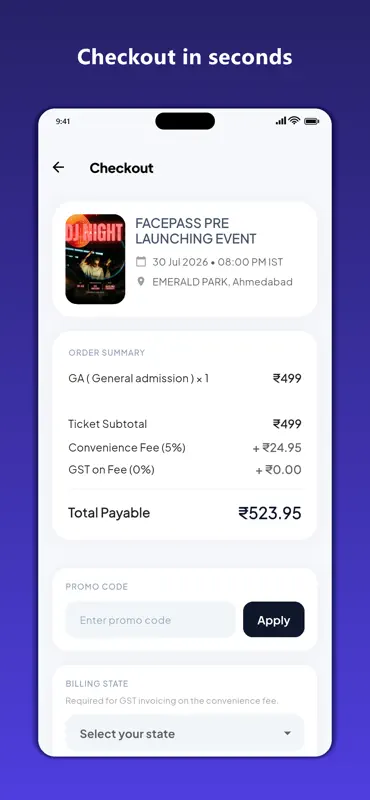 FacePass Events screenshot 1 of 4