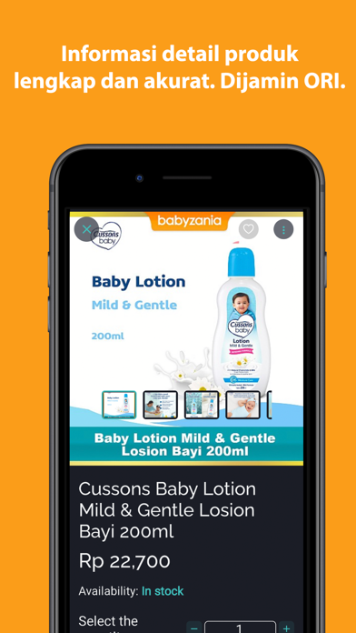 Babyzania - Online Shopping Screenshot
