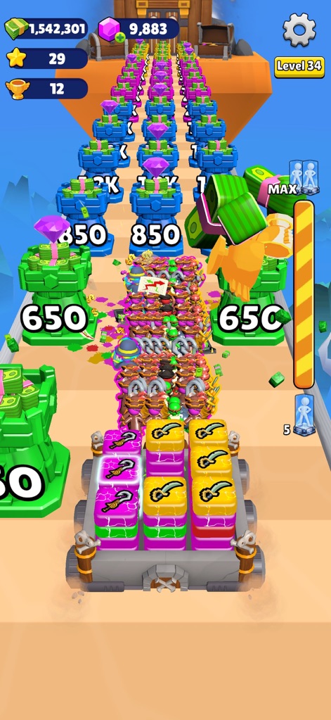 Era Evolution Run - This tool highlights a powerful army in full force and the efficient collection of valuable in-game currency.