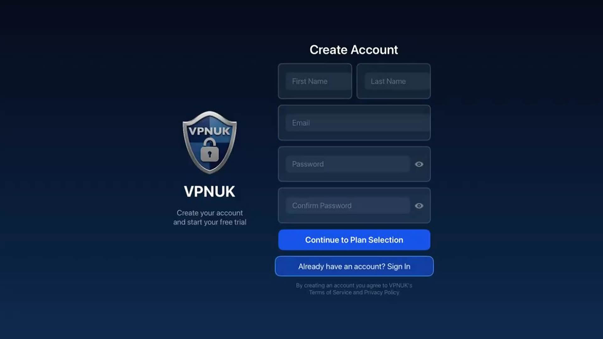 VPNUK for Apple TV screenshot 8
