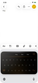 ARC Type Keyboard screenshot