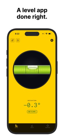 Plumb: Bubble Spirit Level Screenshot 1 of 9