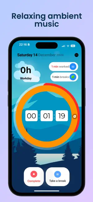 WorkZen - Time and Breaks screenshot 4