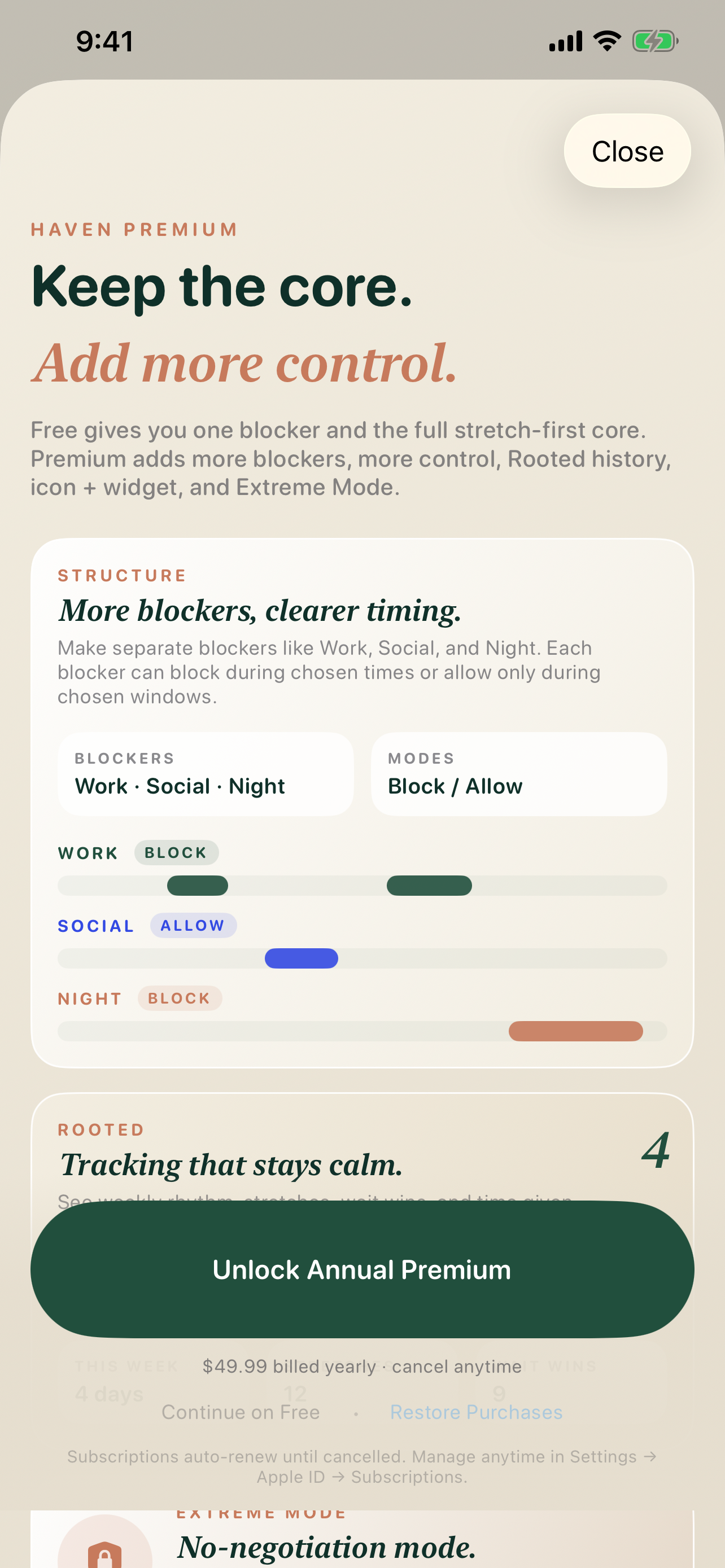 Haven: Screen Time Control screenshot 7
