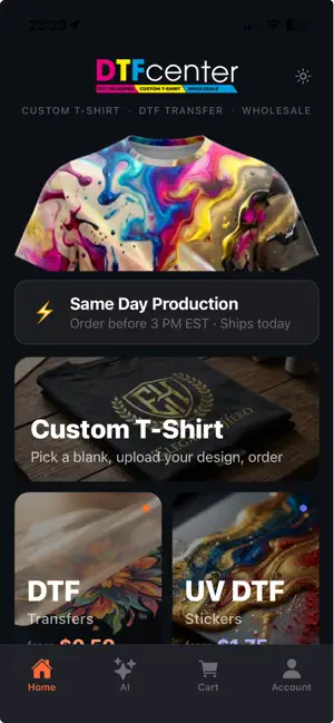 Custom T-Shirts: DTF Center screenshot 1