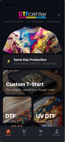 Custom T-Shirts: DTF Center Screenshot 1 of 10