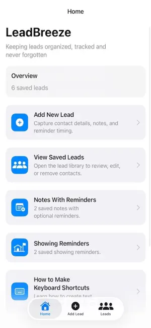 LeadBreeze screenshot 1