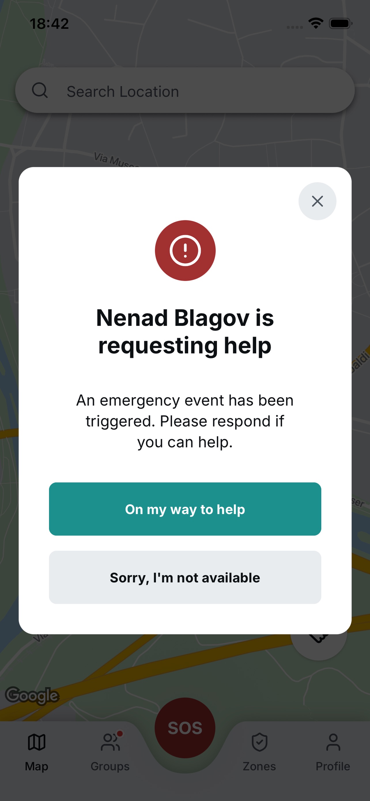 Screenshot 6 of MyBodyguard - Safe Together