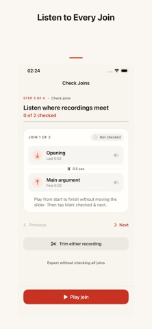 MemoJoin: Merge Recordings Screenshot 2 of 6